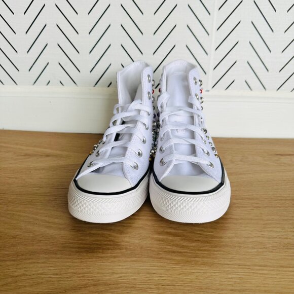 ⭐Chuck Taylor All Star Y2K Gemstones Luxe 5.5 Men's Shoes White Sneakers A10290C - Picture 3 of 10